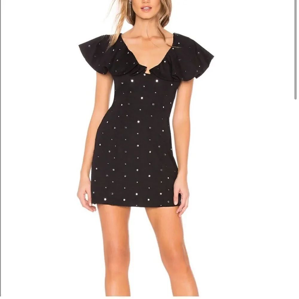 REVOLVE, lovers and friends, Lulu Mini Dress in Black